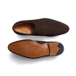Richelieu cycliste Flore [homme cuir veau velours marron]