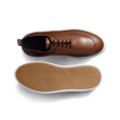 Basket Chasse On Time [cuir veau sport marron bergeronnette]