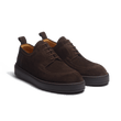 Basket Chasse On Time  [cuir veau velours marron]