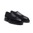 Richelieu Walker Knit [homme maille nylon noir et cuir veau lisse noir]