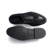 Richelieu Walker Knit [homme maille nylon noir et cuir veau lisse noir]