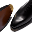 Richelieu Cycliste Fusain [homme cuir veau box noir]