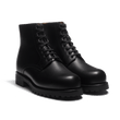 Bottine Worker [femme cuir veau lisse noir]
