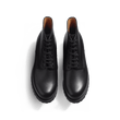 Bottine Worker [femme cuir veau lisse noir]