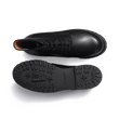 Bottine Worker [femme cuir veau lisse noir]