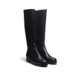 Botte [femme cuir veau lisse noir]
