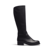 Botte [femme cuir veau lisse noir]