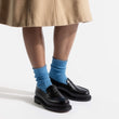 Mocassin 180 Triple semelle [femme cuir lisse noir]