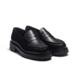 Mocassin 180 commando [femme cuir veau box noir]