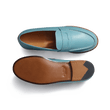 Mocassin 180 [femme cuir veau box bleu campanule]