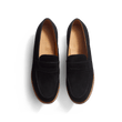 Mocassin 180 [femme cuir chèvre velours noir]