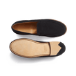 Mocassin 180 [femme cuir chèvre velours noir]