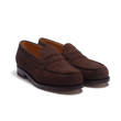 Mocassin 180 [femme cuir chèvre velours marron foncé]