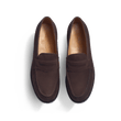 Mocassin 180 [femme cuir chèvre velours marron foncé]