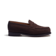 Mocassin 180 [femme cuir chèvre velours marron foncé]