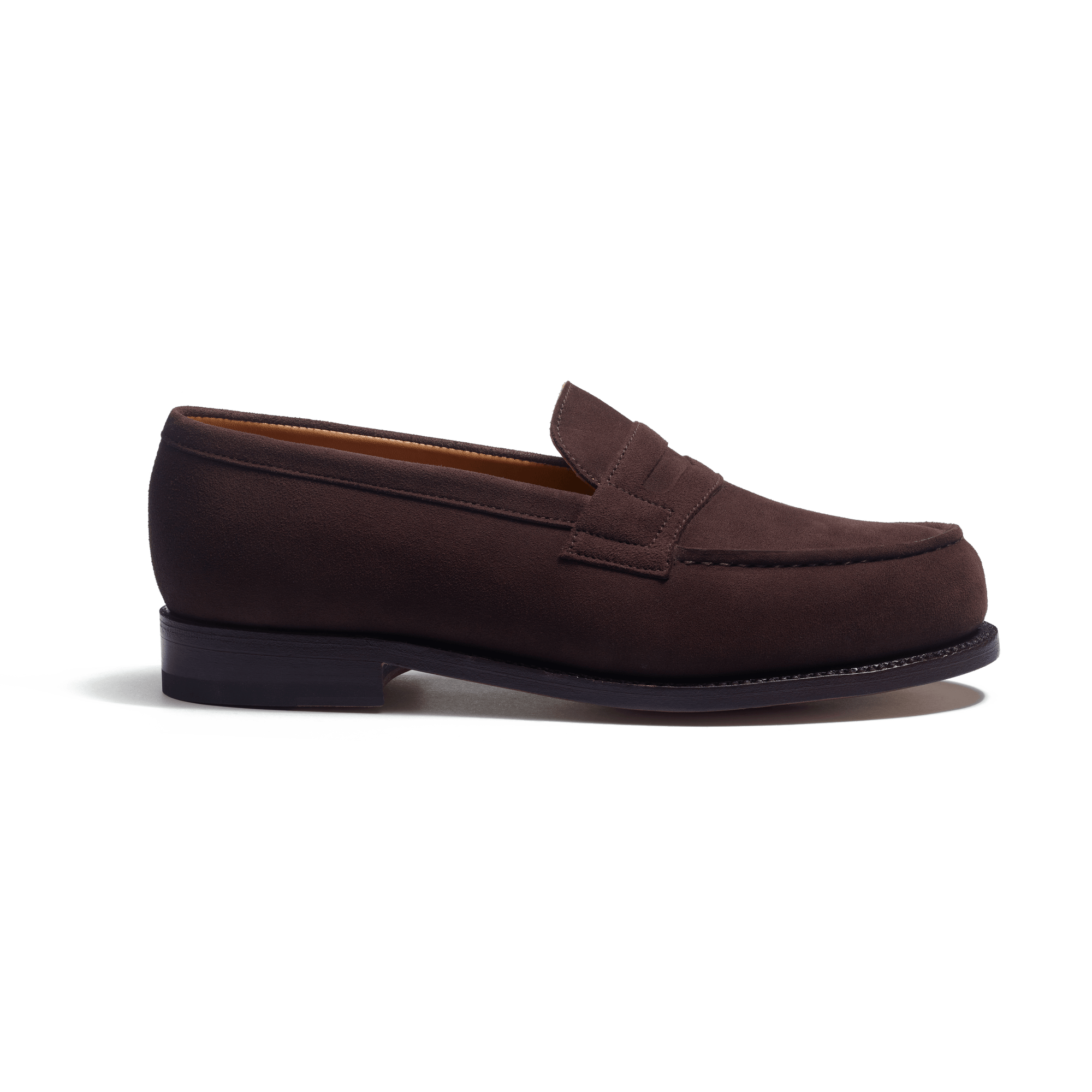 180 Loafer [Women Dark Brown Suede goatskin]