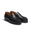 180 Loafer [Women Black boxcalf & black small grained goatskin]