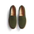 Mocassin 180 [femme cuir chèvre velours vert foncé]