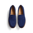 Mocassin 180 [femme cuir chèvre velours bleu de Limoges]