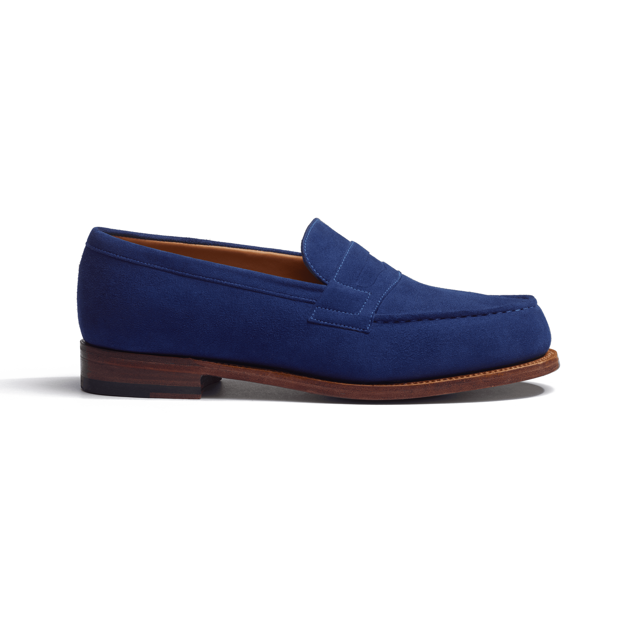180 Loafer [Women Limoges blue suede goatskin]