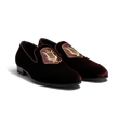 Albi Loafer with Embroidery J.M. Weston x Opéra de Paris [Men Dark burgundy velvet canvas]