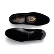 Mocassin Albi avec blason J.M. Weston x Opéra de Paris [homme cuir velours textile noir]