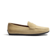 Car Shoe Warning [men beige suede leather]