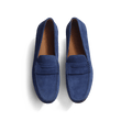Car Shoe Warning [Limoges Blue suede leather]