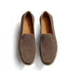 Mocassin Espadrille Uzès [homme cuir veau velours marron glacé]