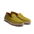 Mocassin Espadrille Uzès [homme cuir veau velours vert anis]