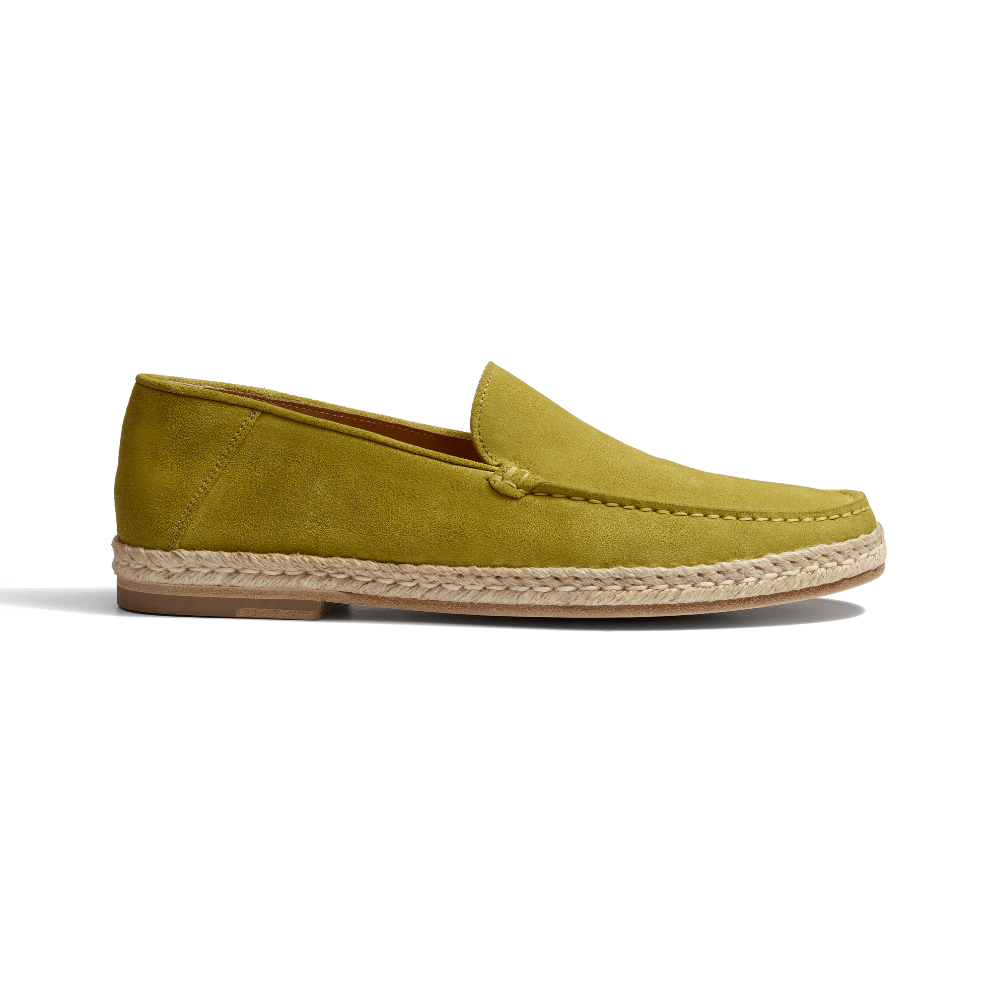 Uzès Espadrille Loafer [Anis green suede leather]