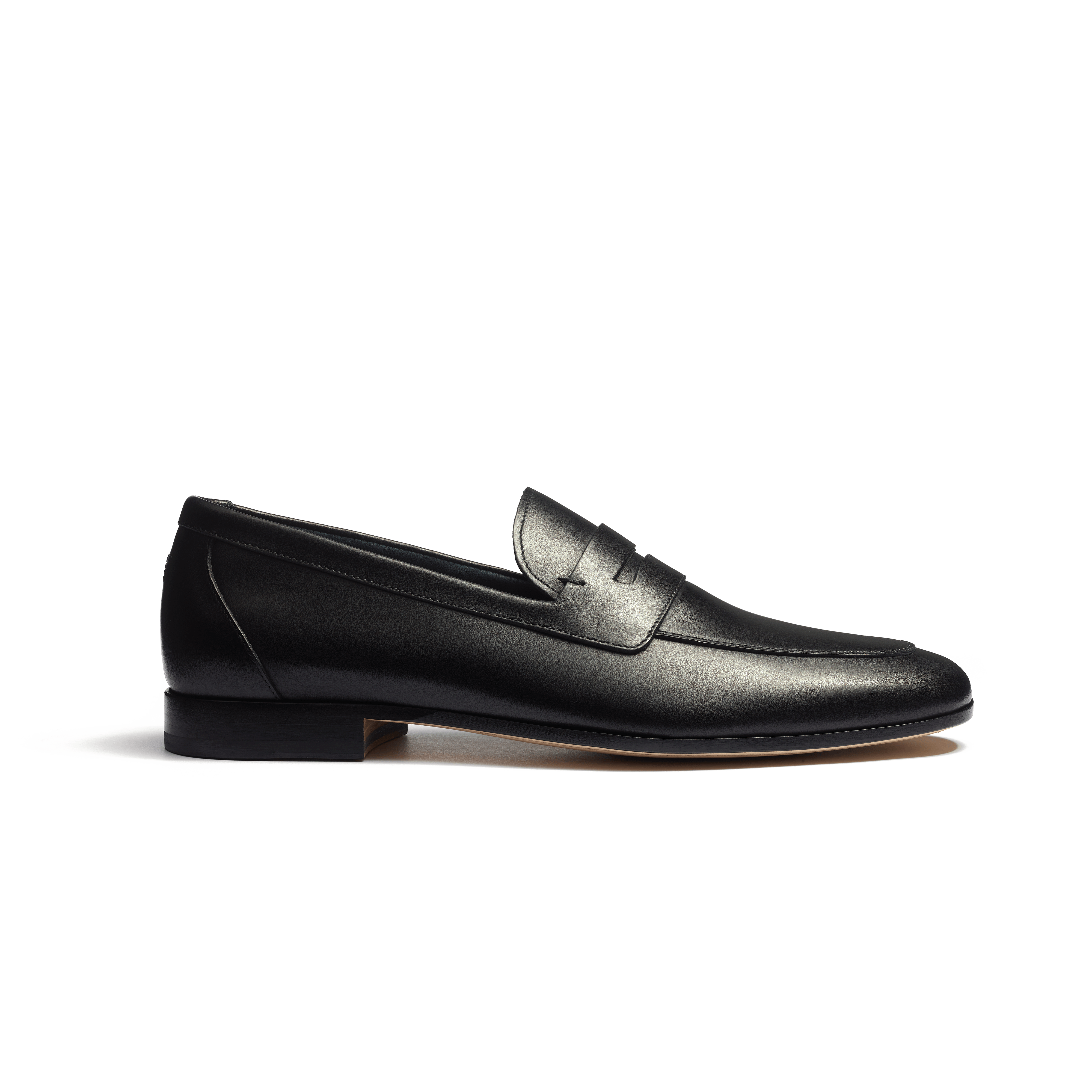 Men's Black soft calfskin Woogie loafer | J.M. Weston Men's Black soft calfskin Woogie loafer | J.M. Weston