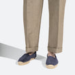 Espadrille Wait and Sea [homme cuir veau velours perforé marine]