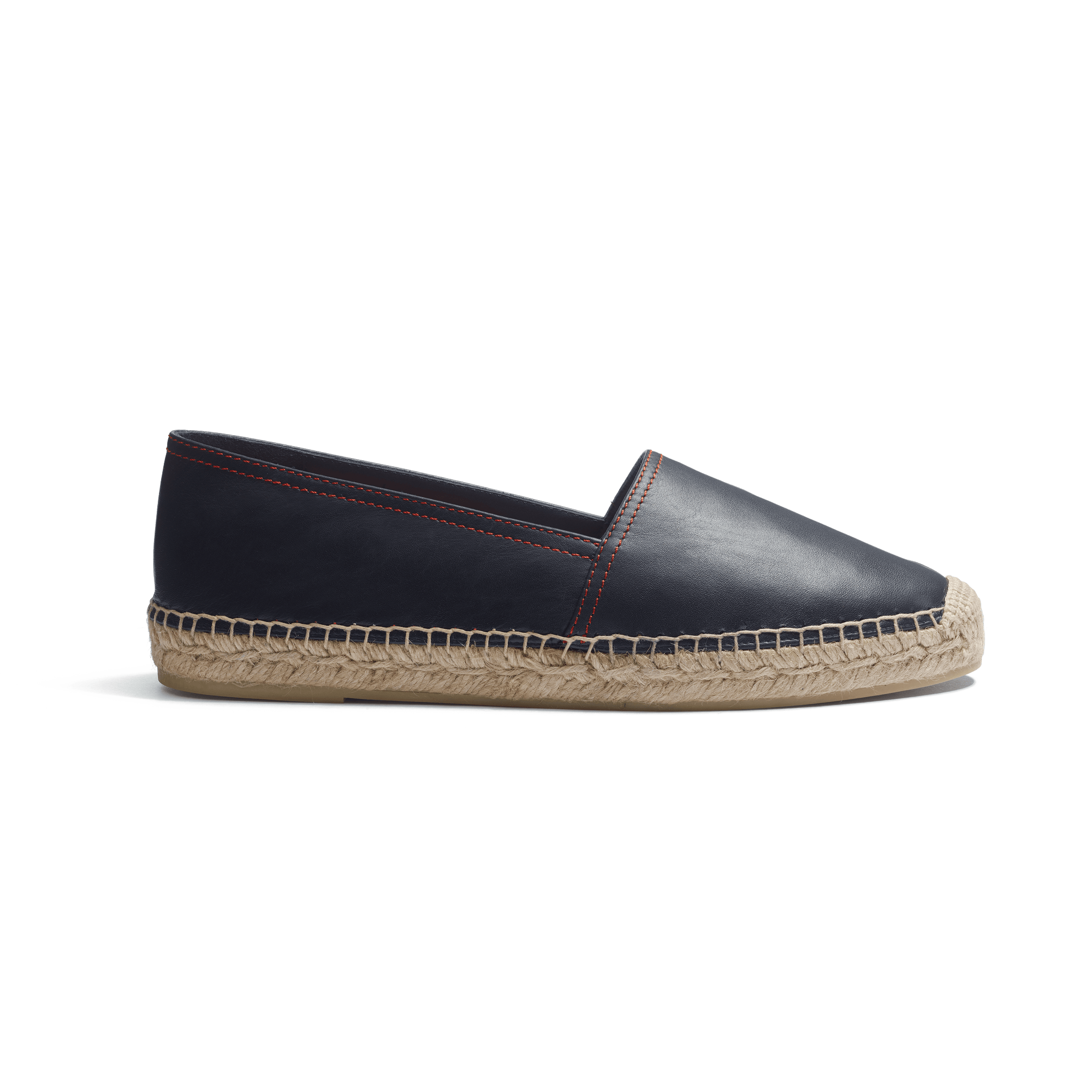 Espadrille Wait and Sea Roland-Garros [homme cuir veau nappa marine]