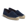 Espadrille Wait and Sea Roland-Garros [homme cuir veau velours marine]
