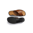Mule Croisée Double V [homme cuir veau lisse bergeronnette]