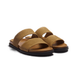 Mule Anatomique Double V [homme cuir veau velours sable]