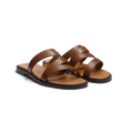 Mule Double V [homme cuir veau lisse bergeronnette]