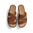 Mule Double V [homme cuir veau lisse bergeronnette]