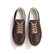 Basket On Top [cuir veau sport marron foncé et chocolat cuir veau velours yucca]