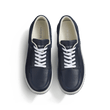 Basket On Top [cuir veau sport  bleu marine et cuir veau velours bleu marine]