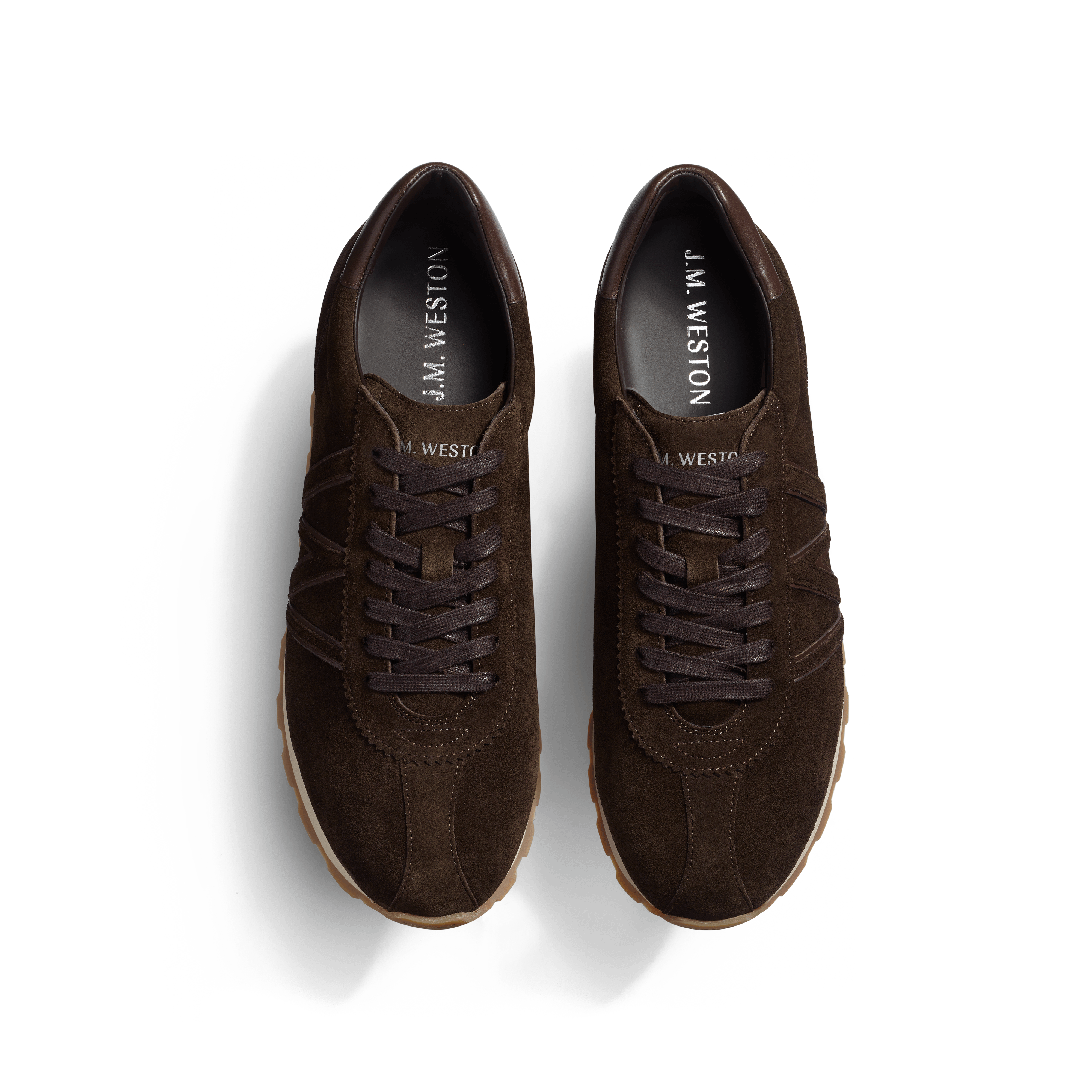 On My Way Men's Dark brown suede leathers Sneaker | J.M. Weston On My Way Men's Dark brown suede leathers Sneaker | J.M. Weston
