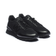 Basket On My Way Knit [maille nylon noire et cuir veau sport noir]