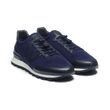 On My Way Knit Sneaker [Men Navy Knit, Navy blue sport calfskin]
