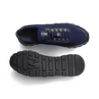 On My Way Knit Sneaker [Men Navy Knit, Navy blue sport calfskin]