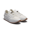 Basket On My Way Knit [homme maille nylon blanc et cuir veau sport blanc]