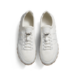 Basket On My Way Knit [homme maille nylon blanc et cuir veau sport blanc]