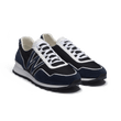 On My Way Ghillies  Sneaker [Men Black nylon canvas & navy suede calfskin and white sport calfskin détails]