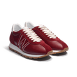 Basket On My Way [femme cuir veau sport bordeaux & blanc, cuir veau velours bordeaux]