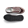 Basket On My Way Ghillies [femme maille nylon bordeaux cuir velours mauve & cuir veau sport bordeaux & blanc]
